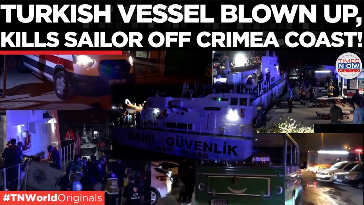 WATCH: Turkish Vessel "Duru 67" Attacked And Sunk Near Sevastopol, Leaving One Dead, 4 Injured