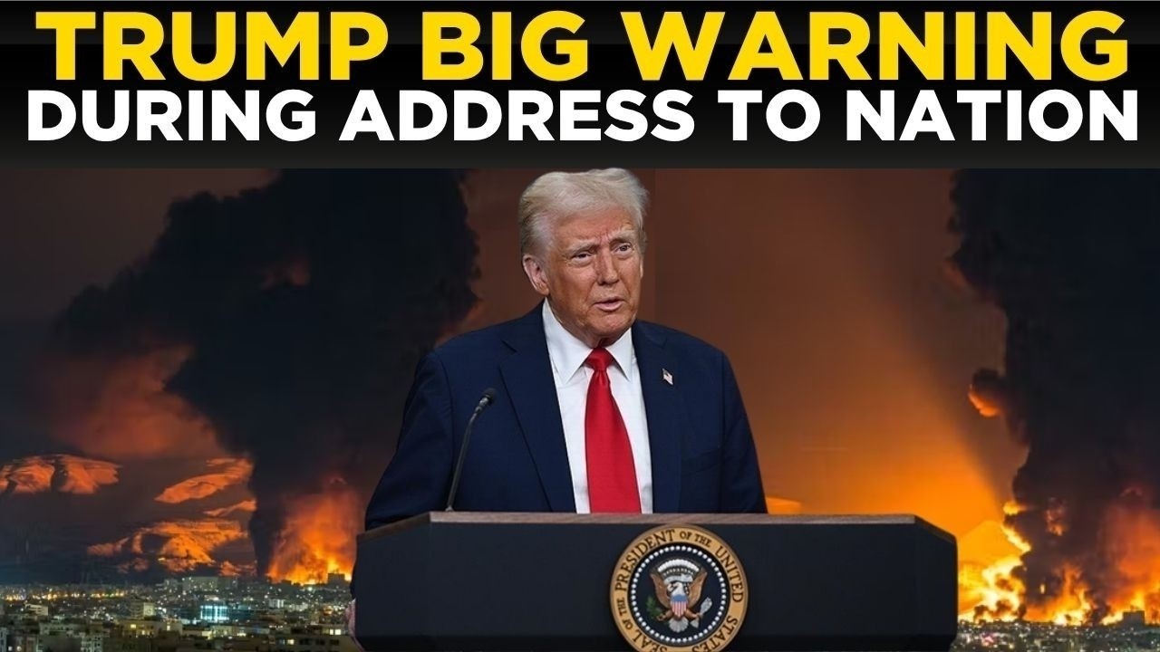 US-IRAN WAR LIVE: Donald Trump Addresses Nation Amid Iran War, America on Edge | Donald Trump News