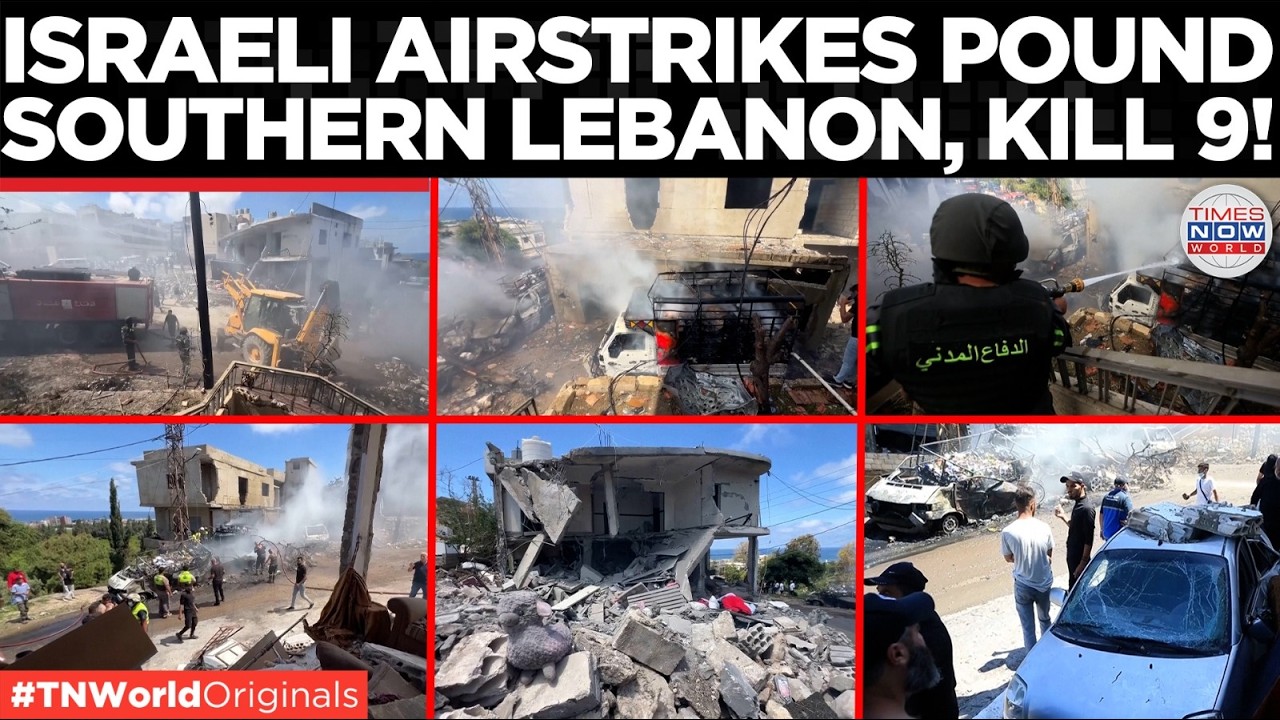LEBANON IN RUINS: Israeli Airstrikes Kill 9 in Southern Lebanon, Including 3 Soldiers!