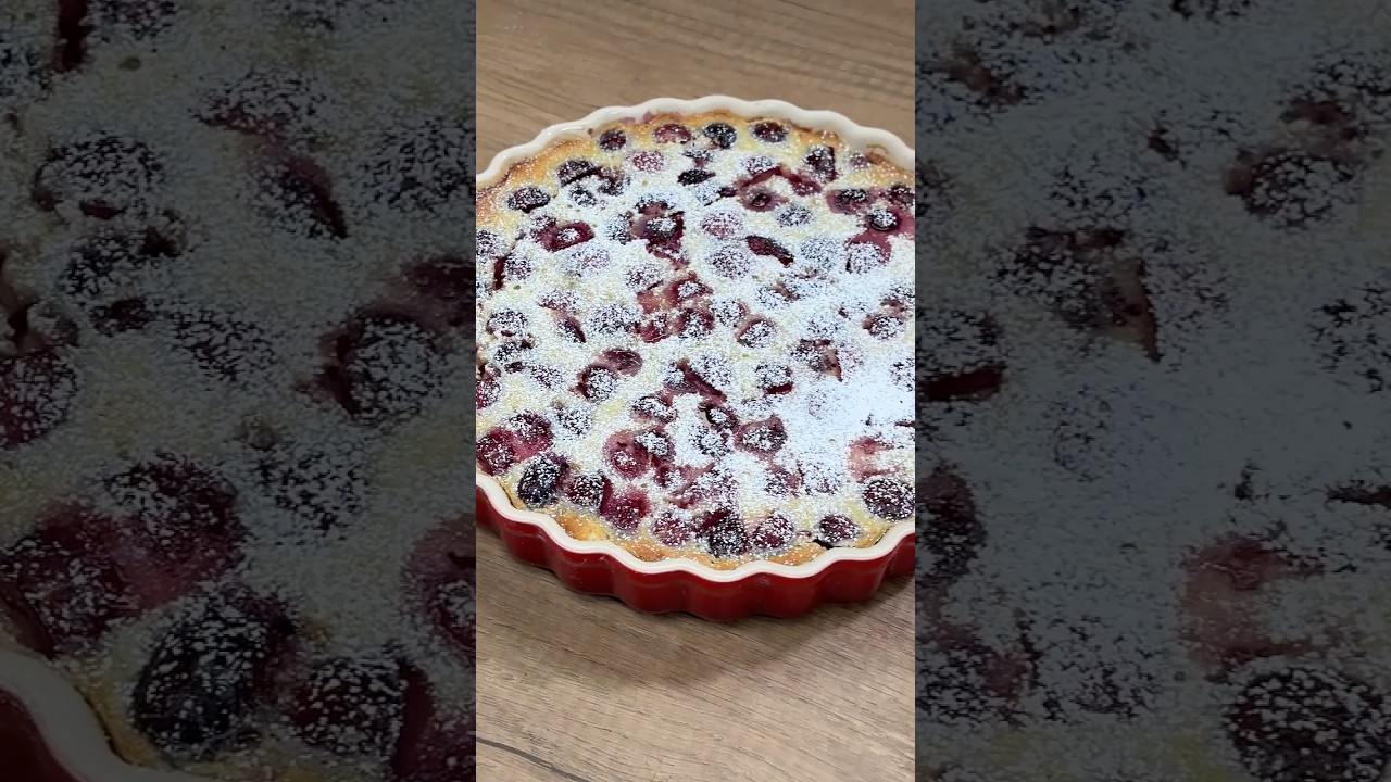 CLAFOUTIS alle CILIEGIE🍒🌸 #Shorts