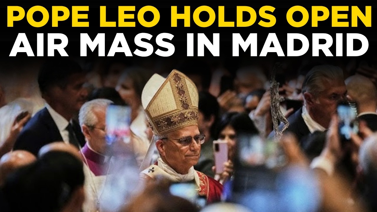 Pope Spain Mass LIVE | Pope Leo XIV's Historic Mass in Madrid: Watch Live Upd...