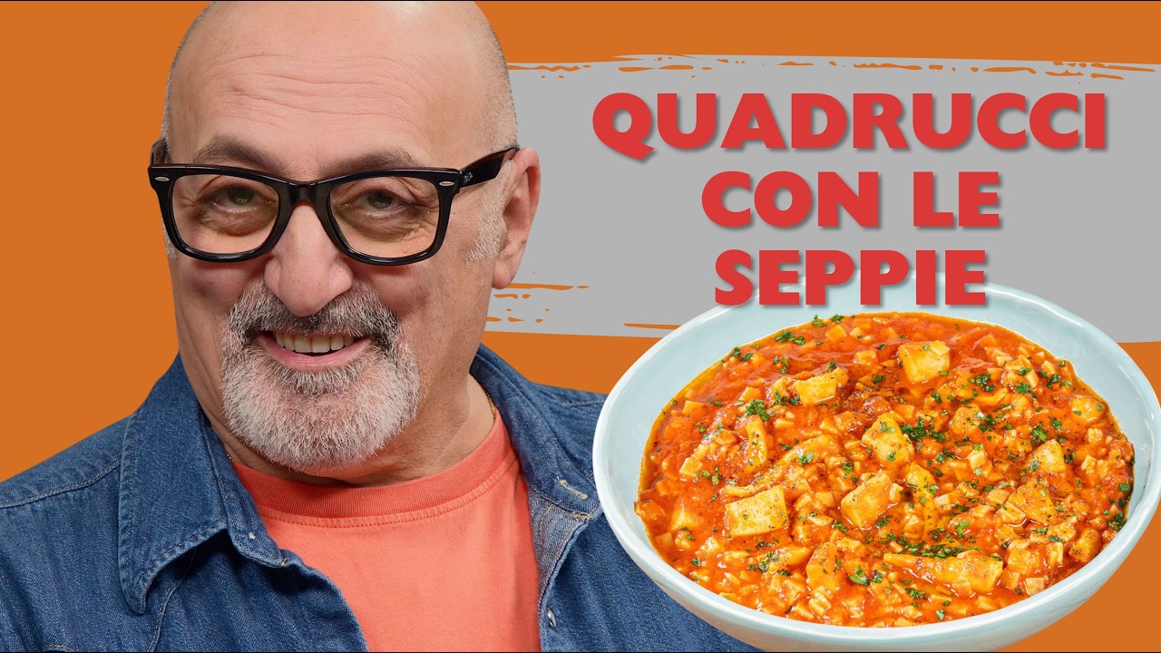 Quadrucci con le Seppie 🦑 Ricetta Tradizionale di Mare (Semplice e Deliziosa)