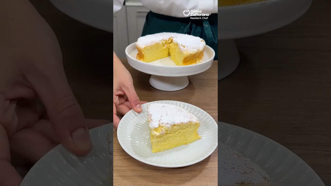 ✨ TORTA NUVOLA allo YOGURT - soffice e irresistibile🤍☁️  #Shorts