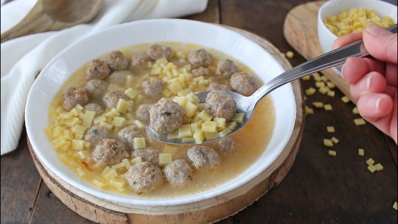LE RICETTE ANTICHE NON DELUDONO MAI: Polpettine in brodo con i quadrucci- La ...