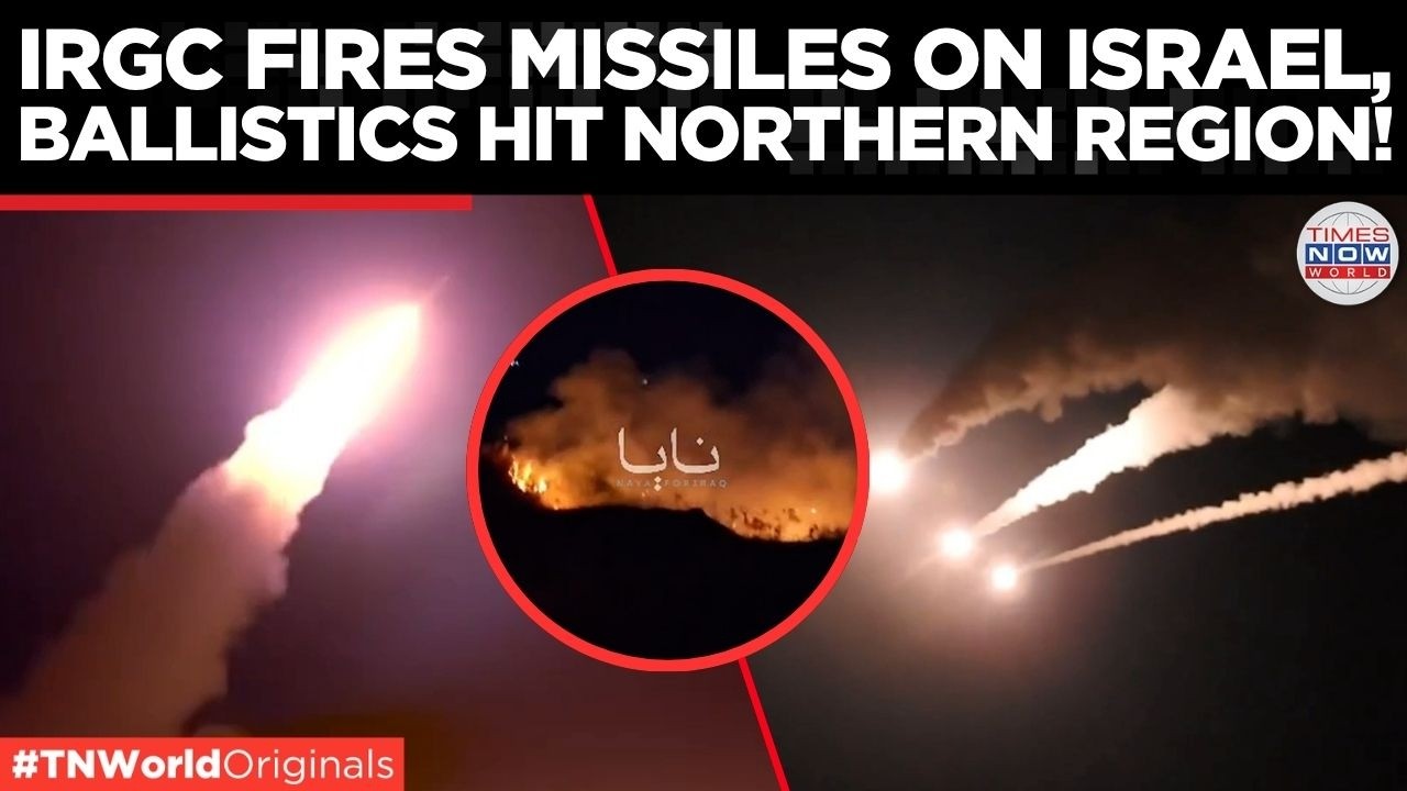 BREAKING: Iran Fires Ballistic Missiles at Israel, Ramat David Airbase Targeted After Beirut Strike