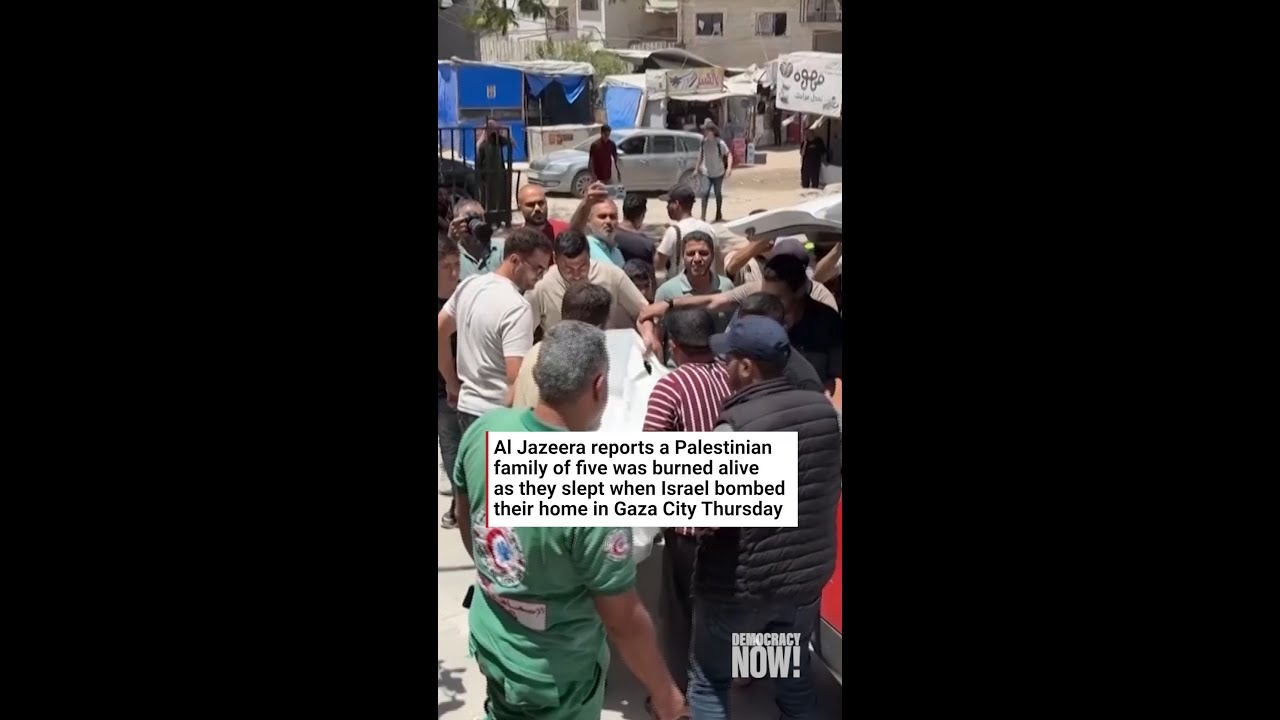 Israeli strike on Gaza leaves family burned alive in their home