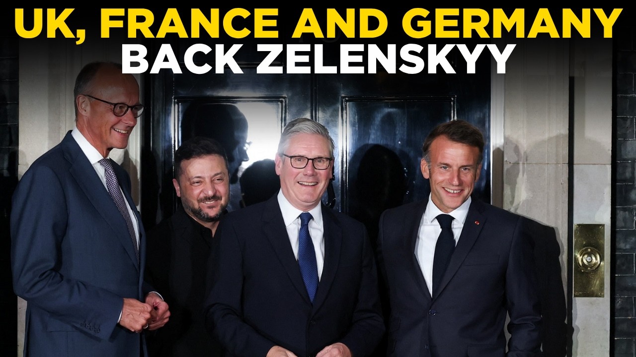 Ukraine News LIVE | Zelensky's European allies set conditions for peace talks | Starner | Macron
