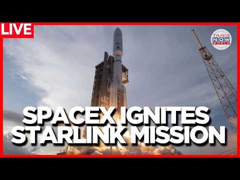 LIVE | SpaceX Falcon 9 Rocket Lifts off With 9 Starlink Satellite From Cape Canaveral | Elon Musk