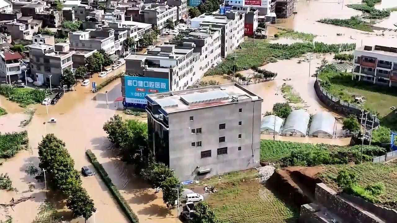 Floods tear through homes and farmland in China’s Guizhou province