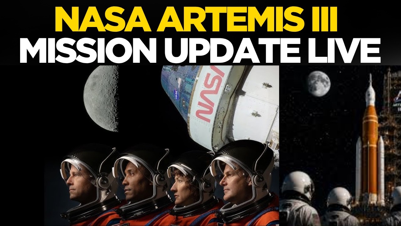 LIVE | NASA Artemis III Astronauts | First Look At The Crew For 2027 Moon Mis...