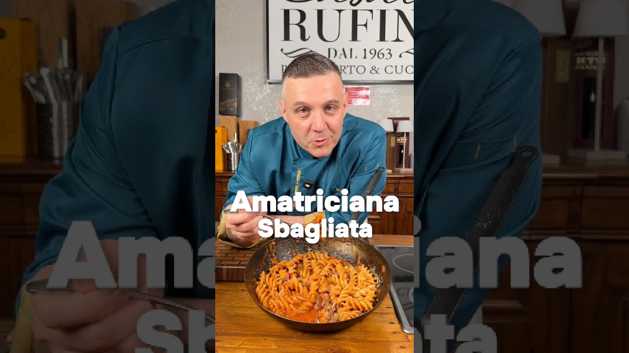 AMATRICIANA SBAGLIATA #chefrufini #pasta