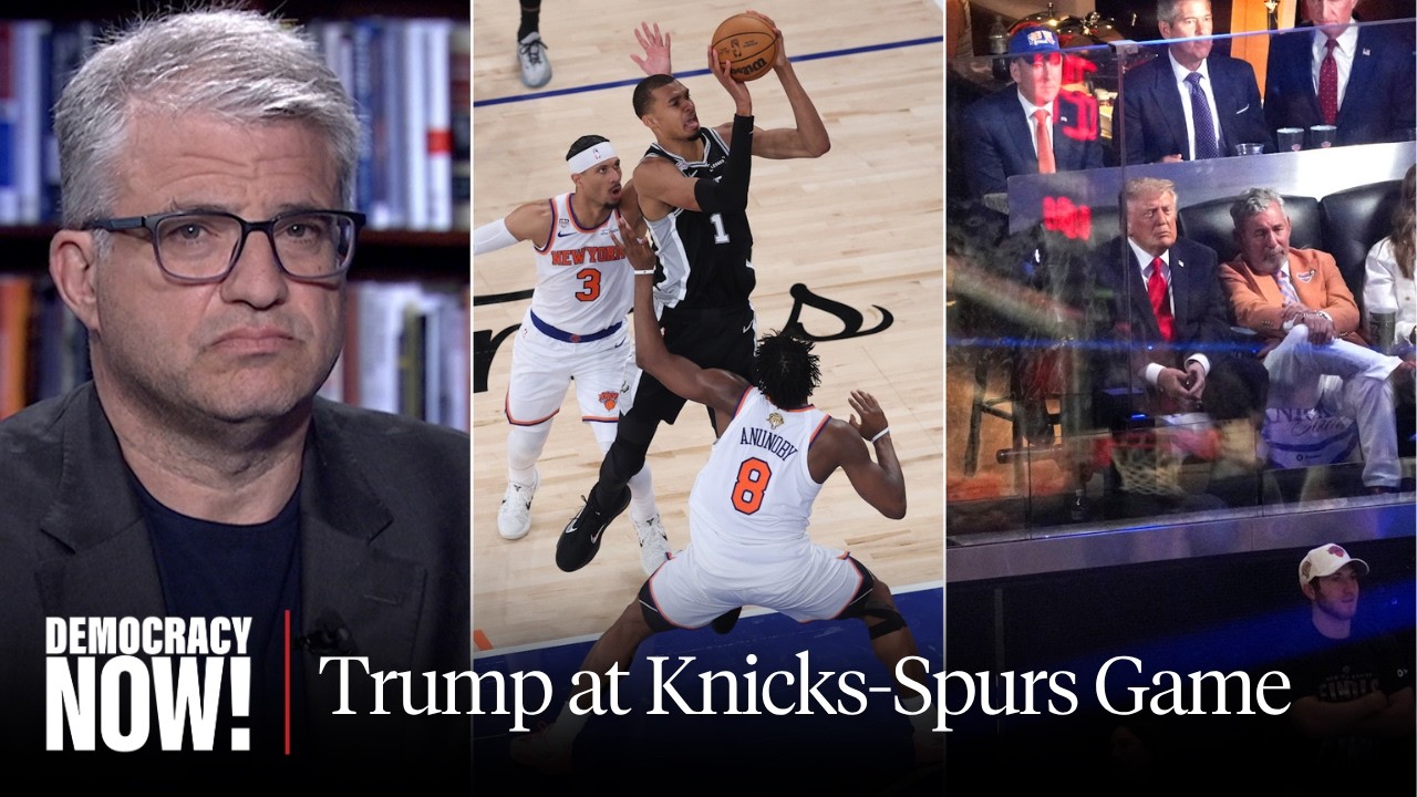 Why New Yorkers "Thunderously Booed" Trump at Knicks-Spurs Game: Sportswriter...